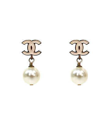 CHANEL パールドロップCCイヤリング 54496 159104963 [P]