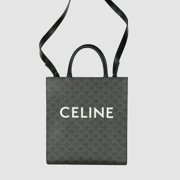 CELINE Tote Bag Trionf Canvas Crossbody 194432 15022 159122600 [P]