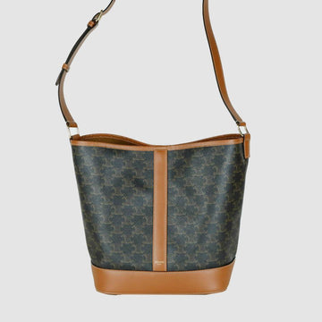 CELINE Canvas Bucket Bag Crossbody 191132 15021 159122993 [P]