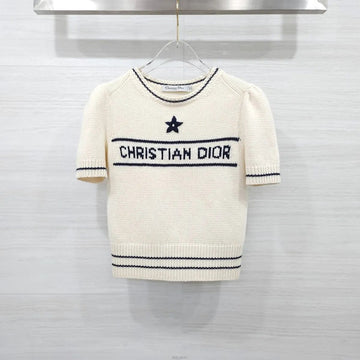 Dior Ecru Wool Cashmere Sweater Knit 154S09AM305 157614755 [P]