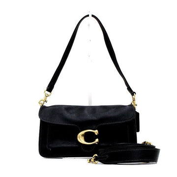 Coach Black Grain Leather Tabby Crossbody and Shoulder Bag with Gold Chain AA66704 159123235 [P]