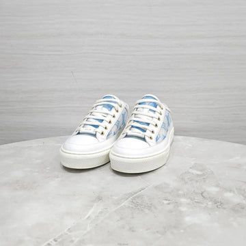 Louis Vuitton Monogram Stella Sneakers Blue 157615108 [P]