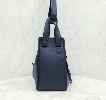 LOEWE Navy Small Classic Calfskin Hammock Bag 150314940 [P]
