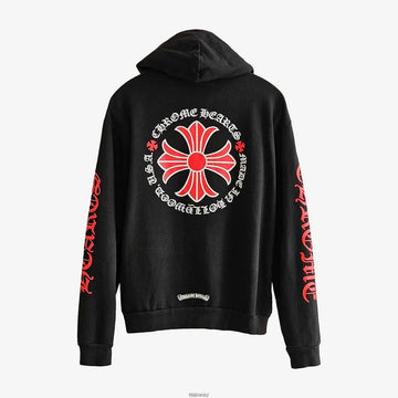 Chrome Hearts Red Lettering Hoodie Size L Black 3D6ZLJEG 159123662 [P]