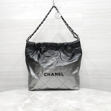 CHANEL 22スモールラムスキンオムブレブラック内蔵チップ AS3260 159123670 [P]