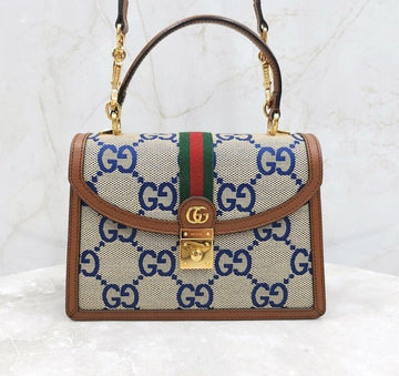 GUCCI gg GG Dreistreifen Top Handle Bag Klein 139482944 [P]