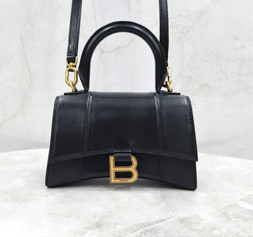 BALENCIAGA アワーグラス XS ボックストップハンドルバッグ 131662906 [P]