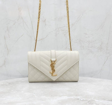 SAINT LAURENT エンベロープ チェーン ショルダーバッグ スモール 600195 154781292 [P]