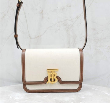 BURBERRY TV TB Canvas Crossbody Bag 8071617 146352273 [P]