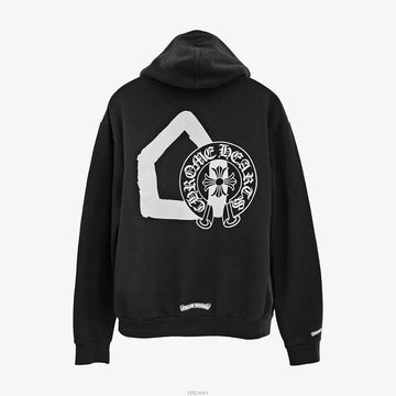 Chrome Hearts Dover Street Collaboration Hooded Zip-Up Black 159124763 [P]