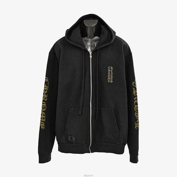 Chrome Hearts Vertical Hoodie Zipper XL Black 295QRLCB 159124765 [P]