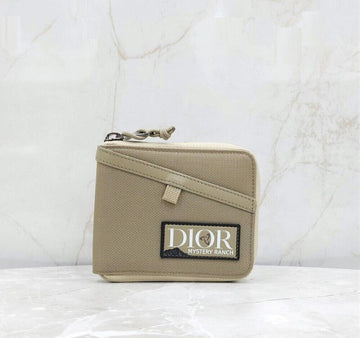 Dior New Item By Mystery Pants Zipper Wallet Beige 2ESBC092MRN 147372998 [P]