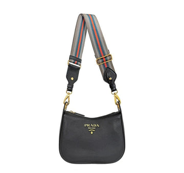PRADA ビテロ フェニックス ホーボーバッグ ブラック 1BC180 154755556 [P]