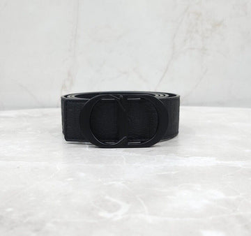 DIOR 新商品 CDバックルレザーオブリークリバーシブルベルト90 154751045 [P]