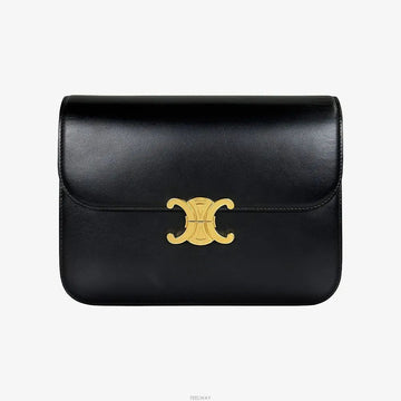 Celine Shiny Triumph Black Large Calfskin 187363BF4 159125320 [P]