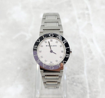 BULGARI Damen Diamant Quarz Metalluhr BB26WSS12 146774603 [P]
