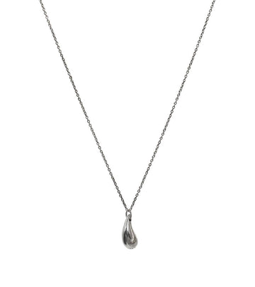 TIFFANY & CO Tropfenförmige Silberkette 63926 159125330 [P]
