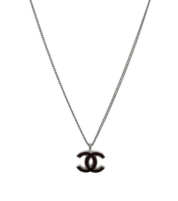 CHANEL CC Silber Halskette 66157 159125346 [P]
