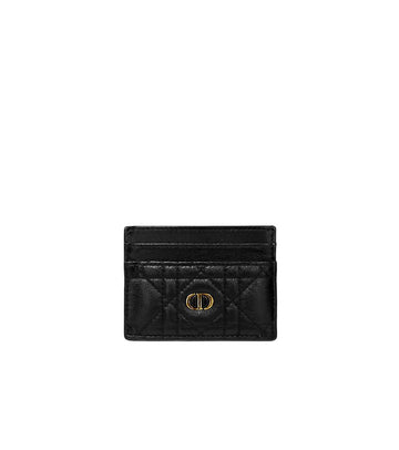 DIOR ブラック カーロ カード ホルダー 財布 65346 159125349 [P]