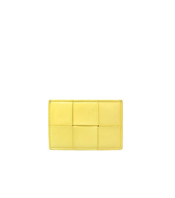 BOTTEGA VENETA Gelber Kassette Kartenhalter Geldbeutel 65249 159125372 [P]