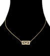 Givenchy Cubic GG Gold Necklace 66222 159125402 [P]