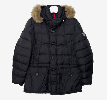 MONCLER フーデッドダウンジャケット 5サイズ ブラック 51OIHL8J 157641094 [P]