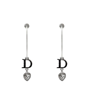 DIOR ハートキュービックDリングイヤリング54550 159125817 [P]