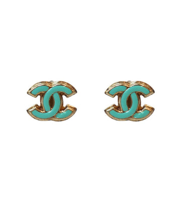 CHANEL Mint CC Earrings 65681 159126110 [P]