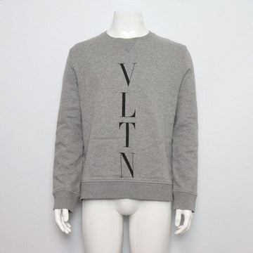 Valentino Gray VLTN Logo Crewneck Sweatshirt for Men aa66192 159129343 [P]