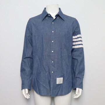 Thom Browne Shambray 4-Bar Men's Shirt MWL272E 159129387 [P]