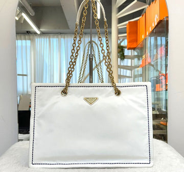 Prada Tesuto Chain Bag White 1BG268G103004 148576492 [P]