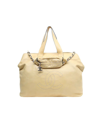 CHANEL Beige Big CC Shopper Bag 66637 159253640 [P]