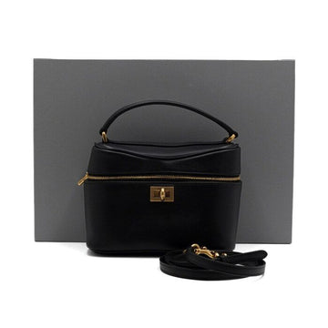 BALENCIAGA Schwarze Känguruleder Rodeo Vanity Tote Bag mit Schulterriemen Crossbody Bag aa66712 159254347 [P]