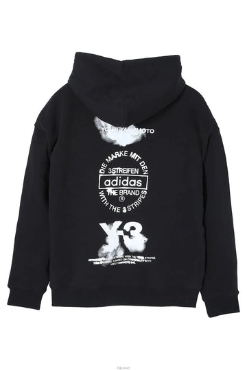 Yohji Yamamoto Y3 GFX Hoodie Black JX4748 146225330 [P]