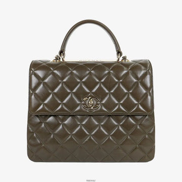 CHANEL トレンディ CC ラージ カーキ A92237 159182664 [P]