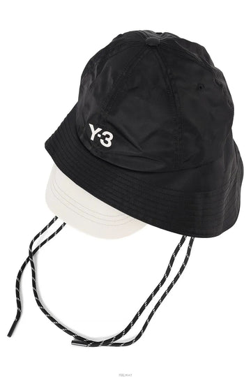 YOHJI YAMAMOTO Y3 STRAPS HAT ブラック JP1147 131343813 [P]