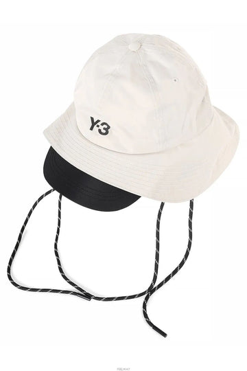 YOHJI YAMAMOTO ストラップハット タルク JM9063 131343784 [P]