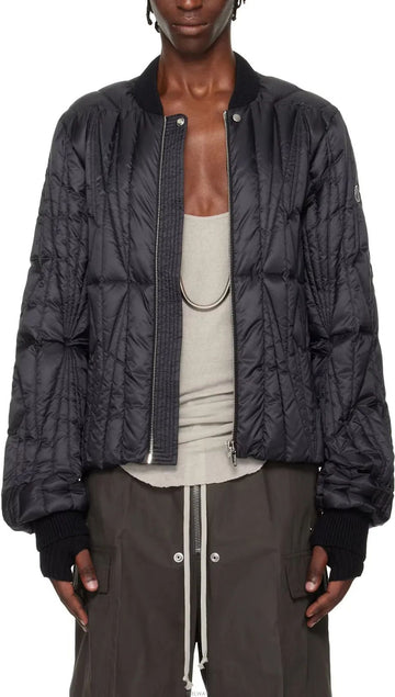 Rick Owens GEOCAMO Flight Jacket Black MU01F1A01 M8113 999 159183001 [P]
