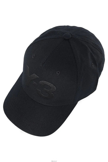 Yohji Yamamoto Logo Cap Black 127327885 [P]