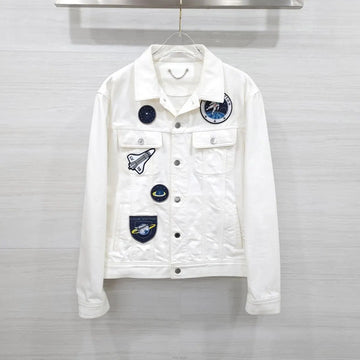 Louis Vuitton Embroidered Patch Denim Jacket 159183235 [P]