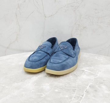 Prada Suede Loafer with Triangle Logo 2DG124 155895906 [P]