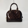 LOUIS VUITTON Monogram Vernis Alma BB Tote Bag 158587370 [P]