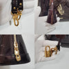 LOUIS VUITTON Monogram Vernis Alma BB Tote Bag 158587370 [P]