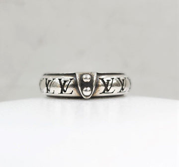 LOUIS VUITTON LV Rosin Sterling Silber Ring M1772S 148265250 [P]