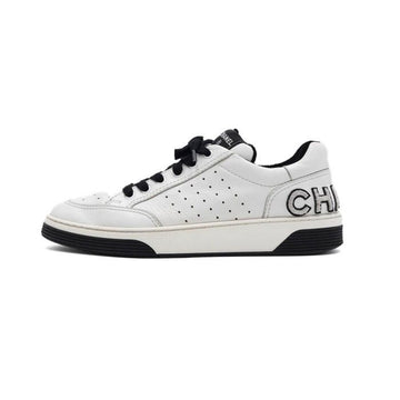 CHANEL G35937 White Lace-up Men's Sneakers 56325 56525 152317044 [P]