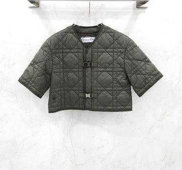 Dior Macao Cannage Quilted Short Sleeve Jacket 327C31A2827 153469307 [P]