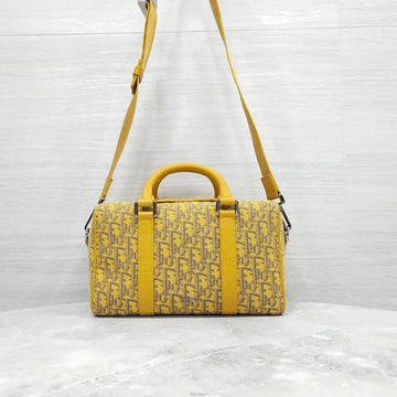 Dior New Ring 26 Yellow Oblique Jacquard Crossbody Bag 1ADDU114YKY 159254260 [P]