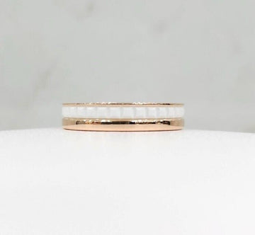 BOUCHERON クワトロ ホワイト エディション ウェディングバンド リング 47号 144755550 [P]