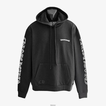 Chrome Hearts Unused Scroll Logo Hoodie Black MCXLPA47 159258162 [P]
