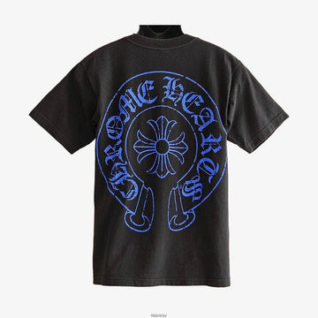 CHROME HEARTS Blaues Hufeisen Archiv T-Shirt Schwarz 0C4TNG6Z 159258165 [P]